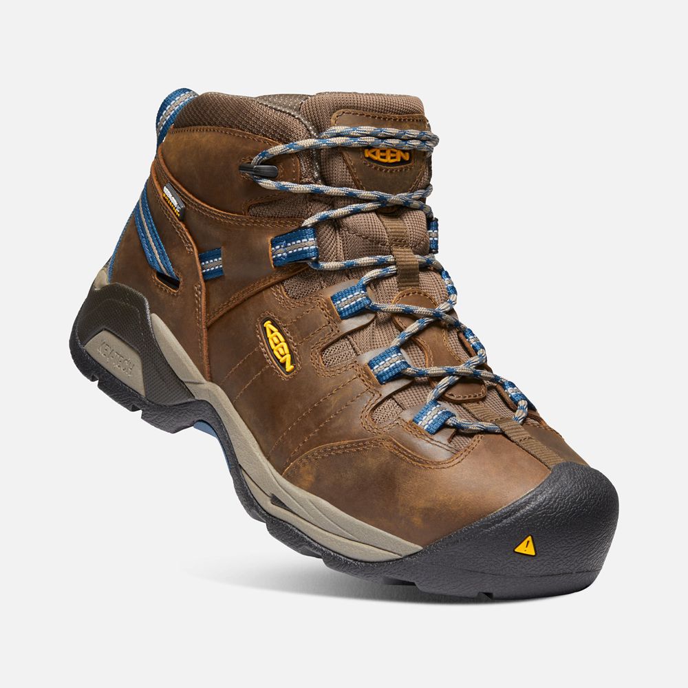 Botte de Travail Keen Homme Marron | Detroit Xt Waterproof (Steel Toe) | JSAUO-3962